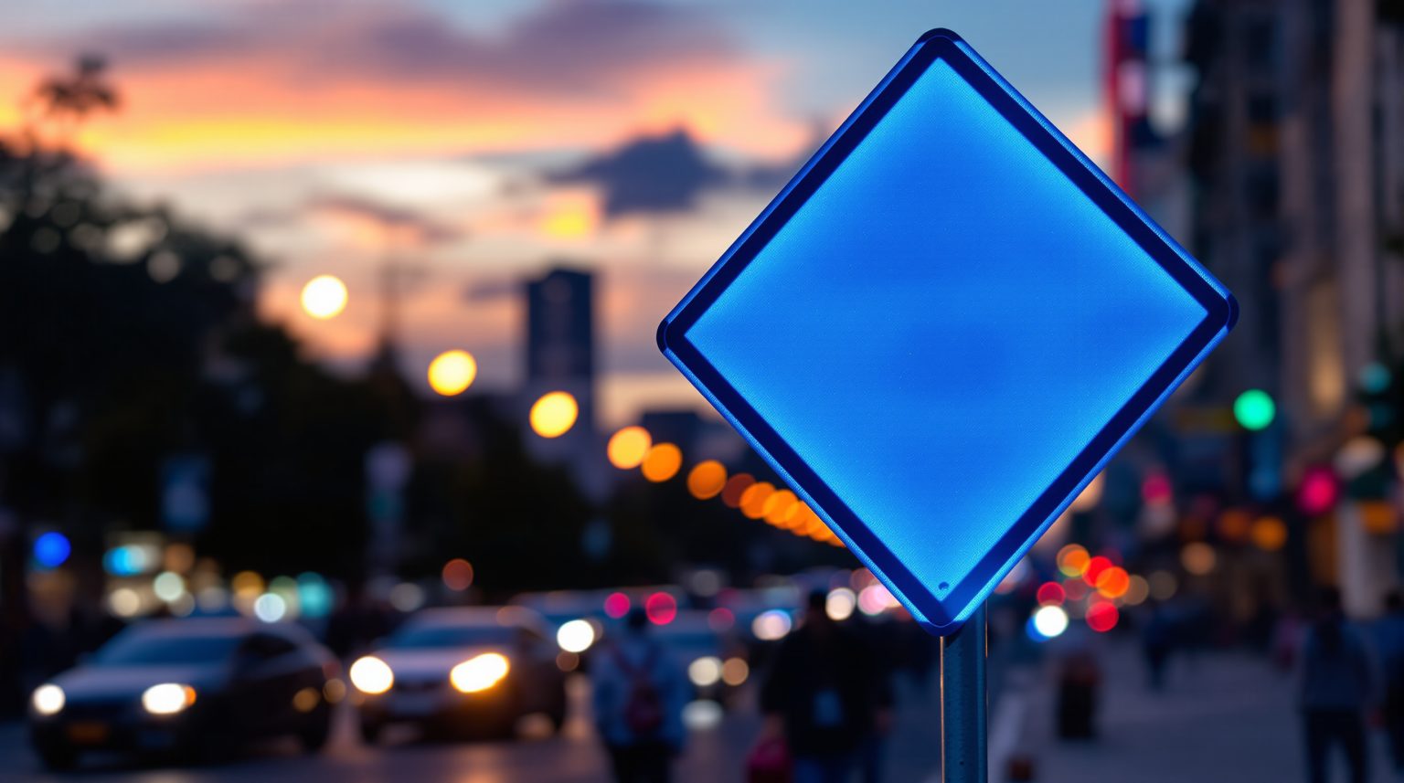 Panneau losange bleu : Guide d’utilisation et conseils d’achat pour un impact visuel optimal